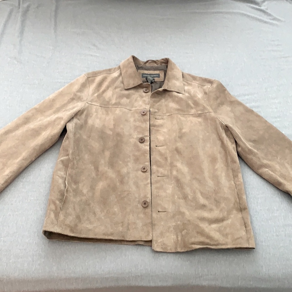 Banana Republic Suede Leather Jacket